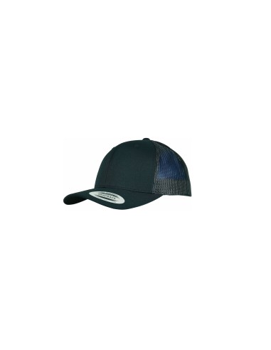 FLE-6606TR-Trucker Recycled Polyester Fabric Cap